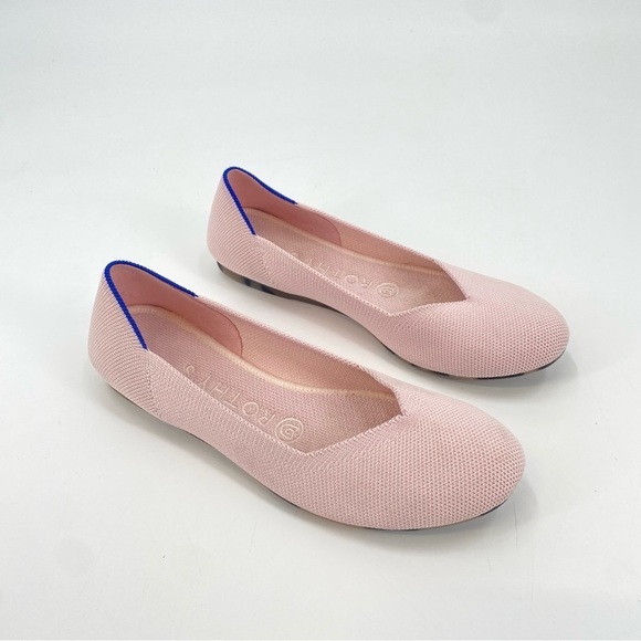Rothy's Pink Flats Classic Round Toe Size 6.5 - Picture 1 of 11
